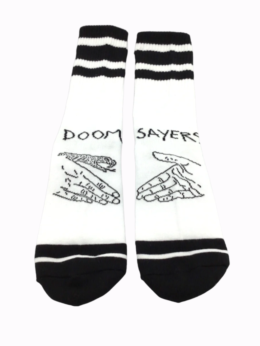 Snake Shake Socks / White & Black