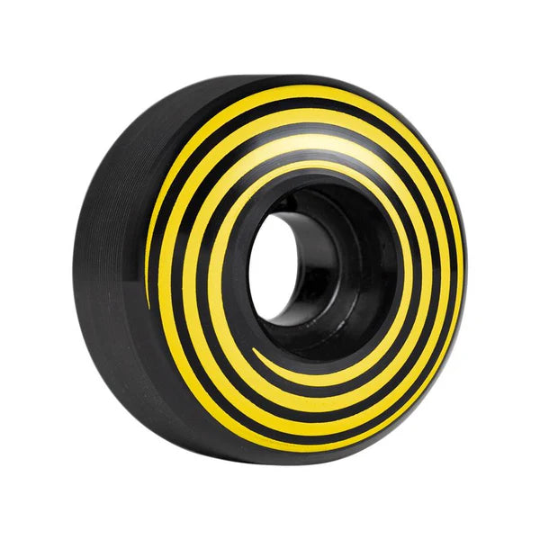 Hazard Wheels "Hazard Swirl" Cp+ Radial Black/Yellow Wheels - 51MM/101a