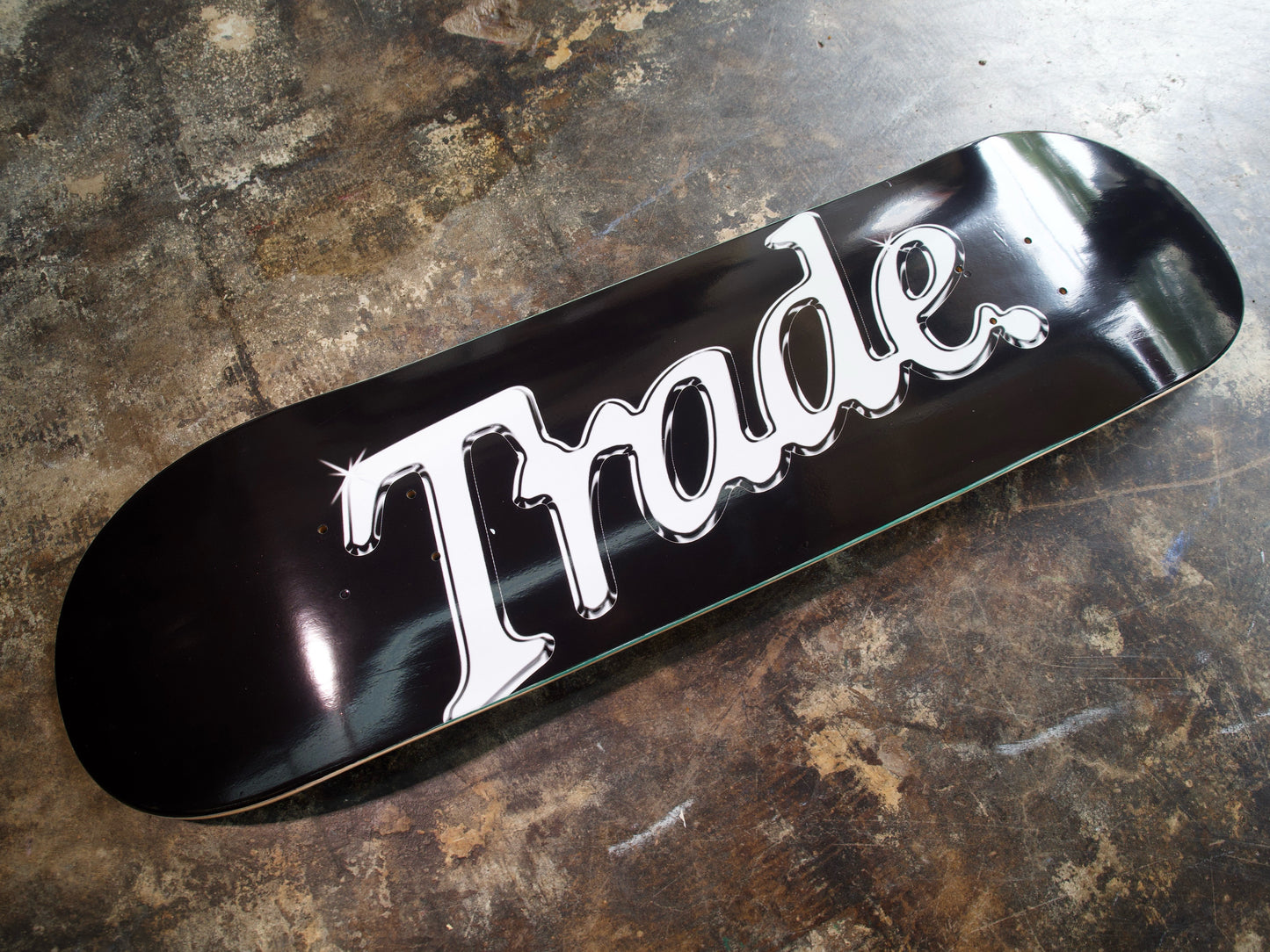 Trade. "Chrome Logo" Deck - 8.5"