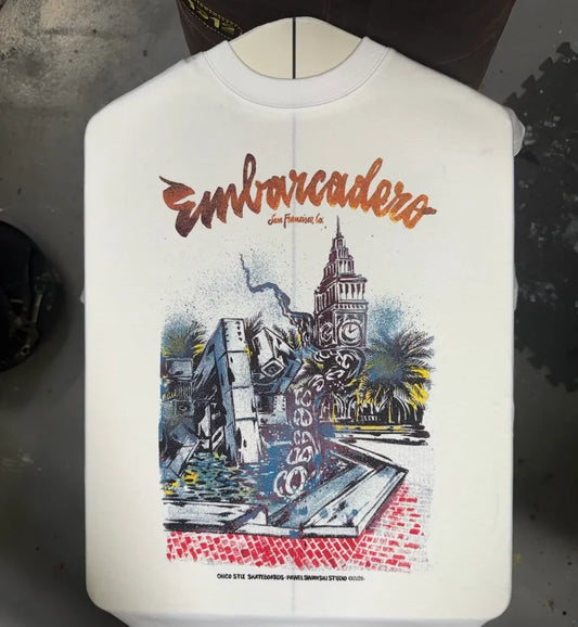 Chico Stix x Swanski EMB4LIFE T-Shirt – White