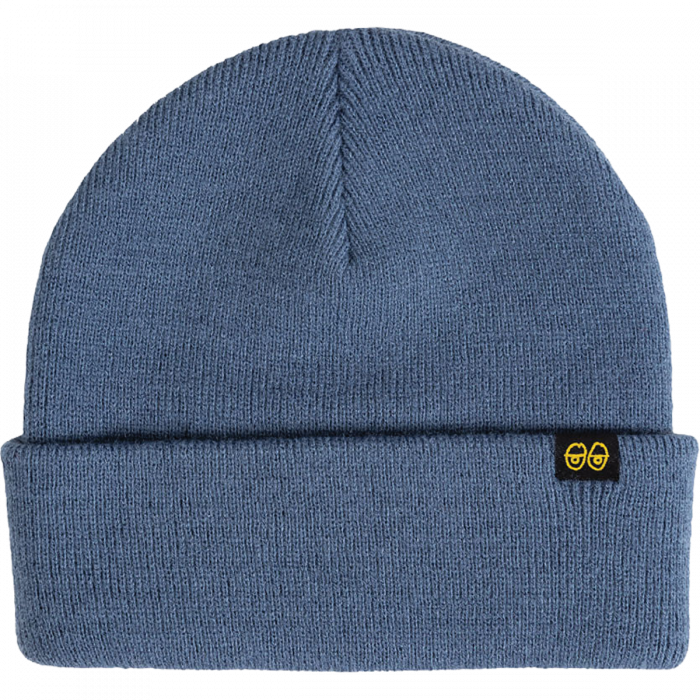 Krooked Eyes Clip Cuff Beanie BLUE GOLD 941 Skate Shop