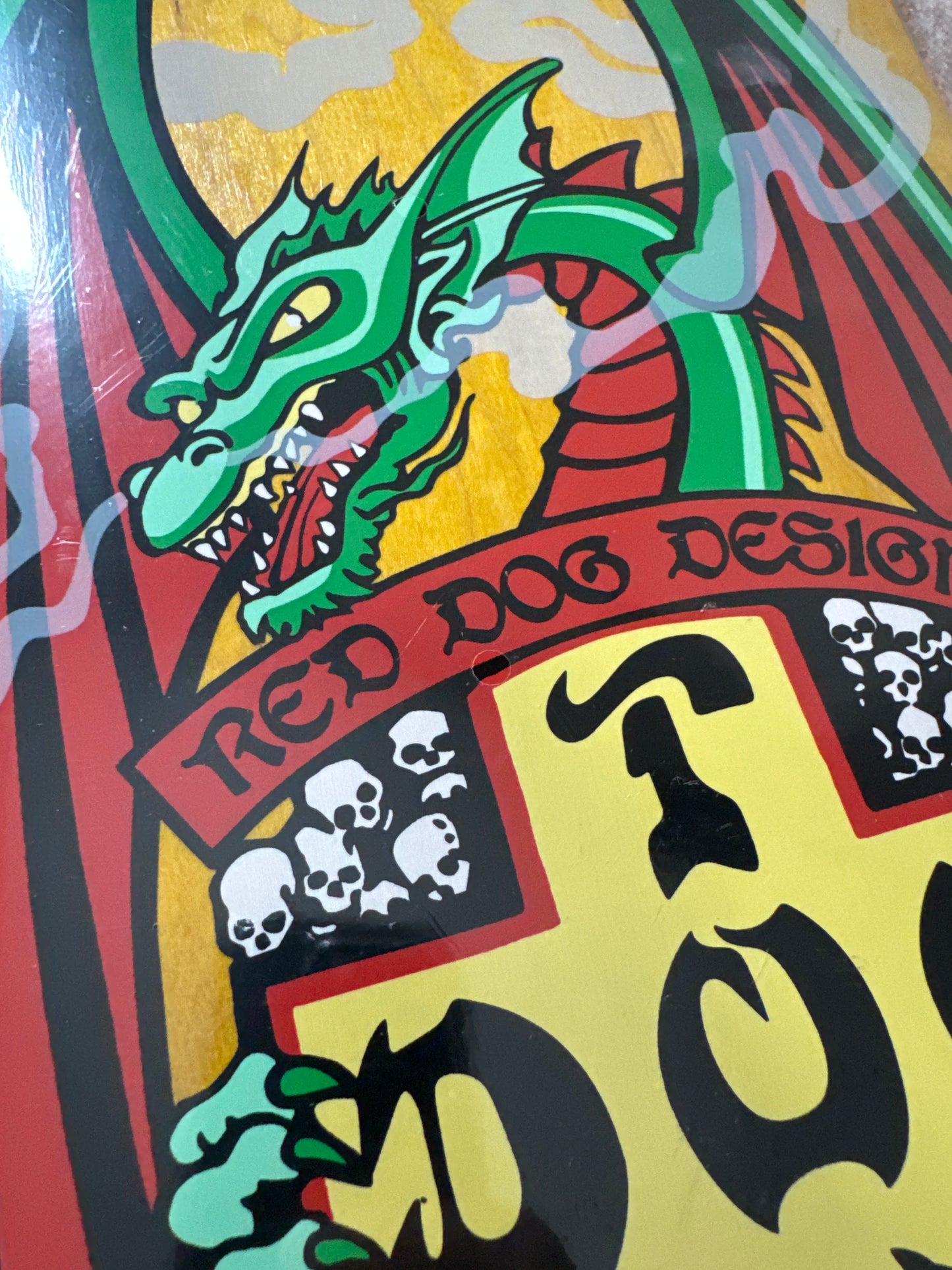 Dogtown Red Dog "Smoking Dragon" Deck - 9"