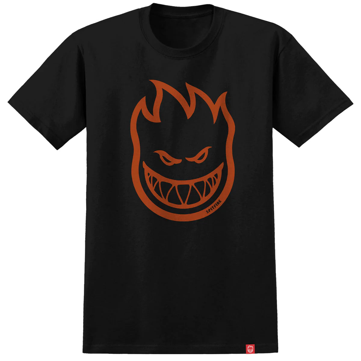 Spitfire Bighead Black/Burnt Orange T-Shirt