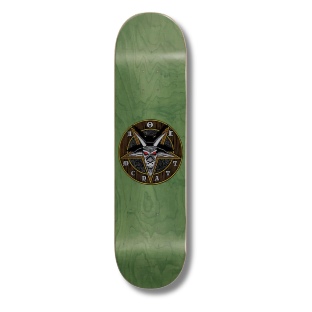 101 Adam McNatt "Star Of Satan" HT Re-Issue Deck - Green - 8.5"