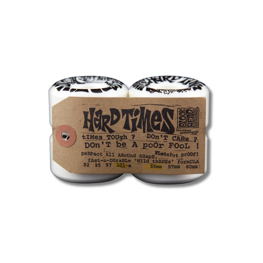Hard Times wheels 55mm - White - 55mm/101a