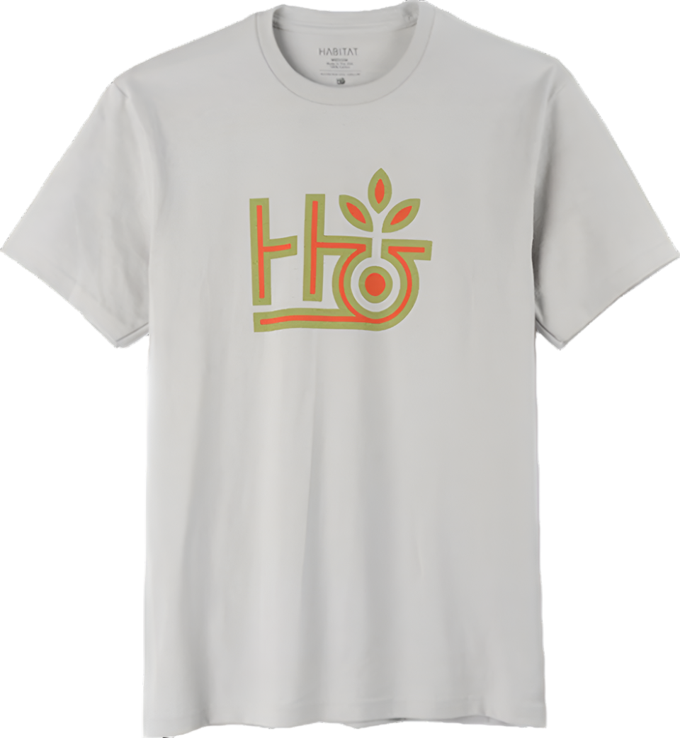 Habitat Skateboards Pod Classic Silver / Green / Red Men's Short Sleeve T-Shirt - Large