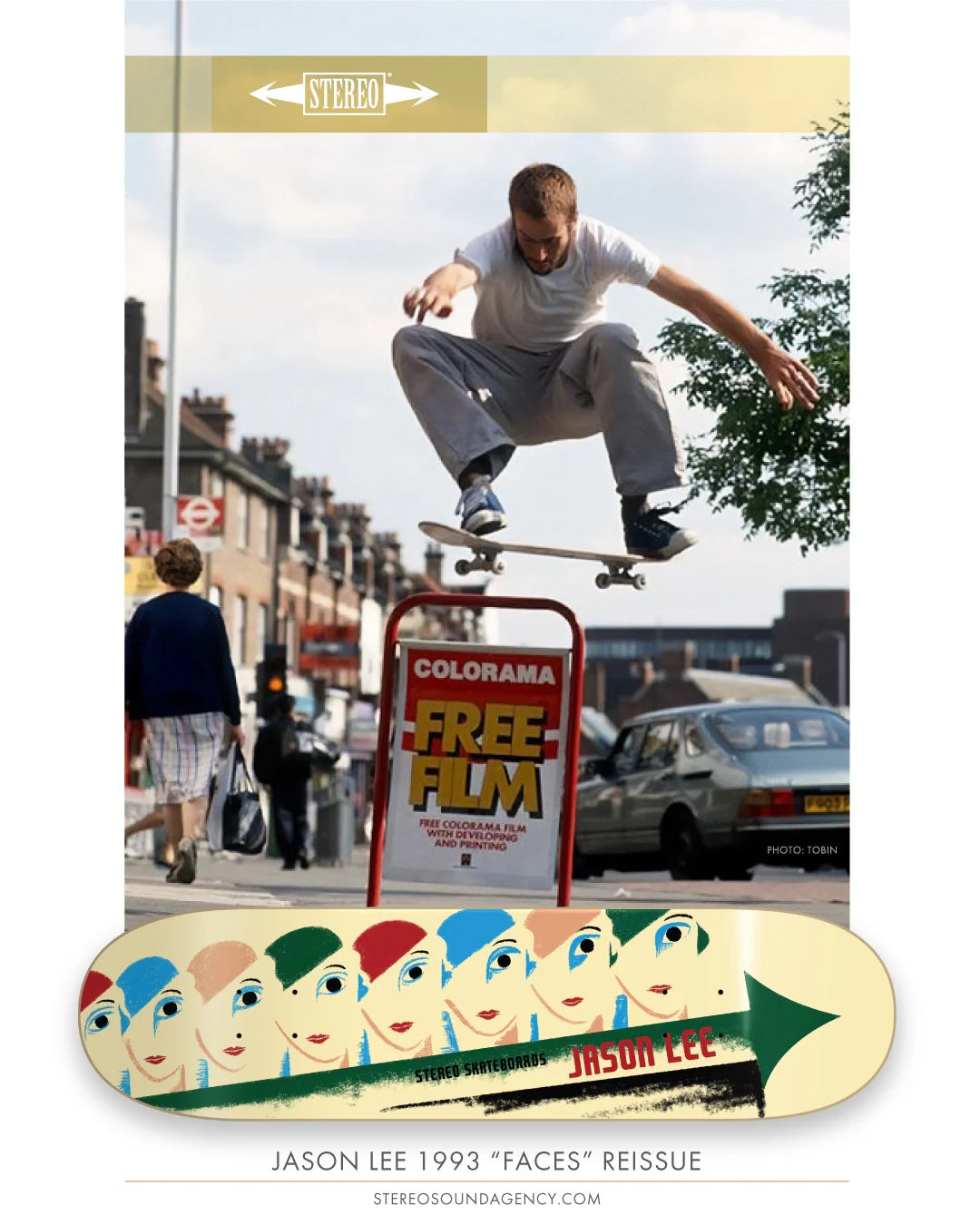 Stereo Jason Lee "Faces" Reissue - 8.38"