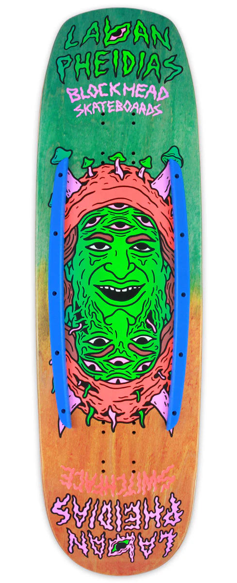 Blockhead x Lil Jawns "Moon Beams" B2 rails - Original 14.375" length - Skater made in the USA
