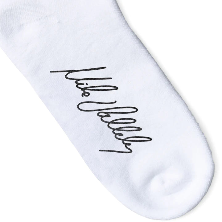 SOCCO Mike Vallely Lightning Bolt Socks V2 | White