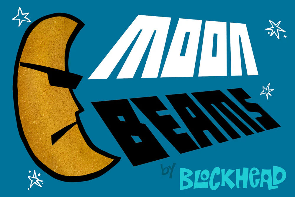 Blockhead x Lil Jawns "Moon Beams" B2 rails - Original 14.375" length - Skater made in the USA