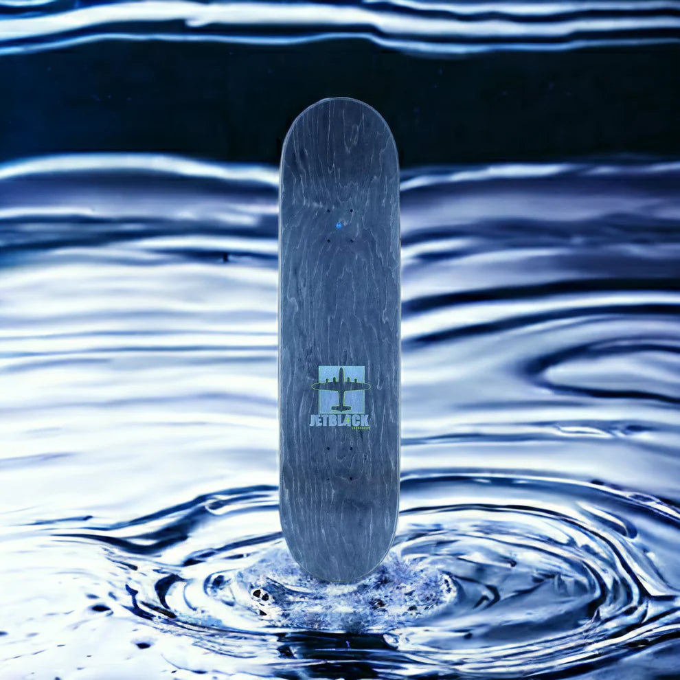 JetBlack "Mechanical Logo" Silver Foil" 8.38"