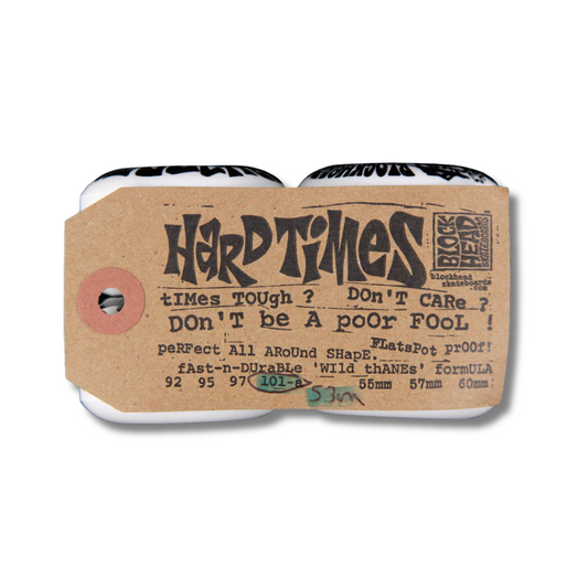 Hard Times wheels 53mm - White - 53mm/101a