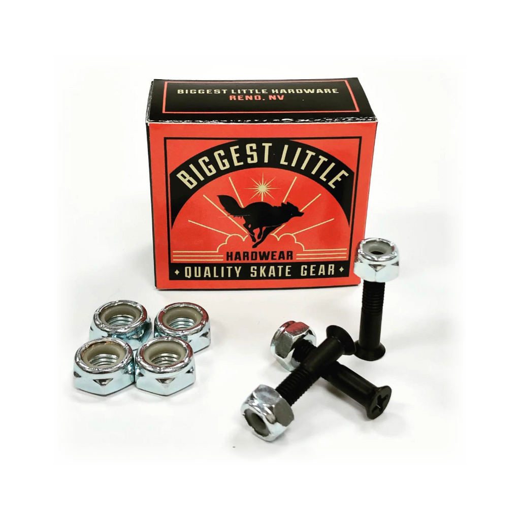 Genuine Indy Parts Independent Skateboard Hardware - Indy Phillips Bolts 7/8", Full Size Bolt Heads With Cross Insignia 22mm Skate Hardware