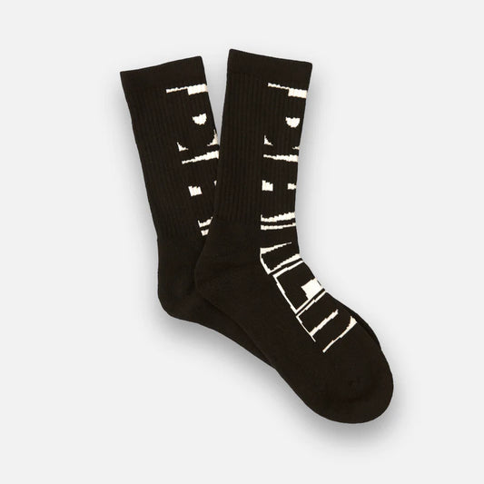 Baker Branded Black Crew Socks