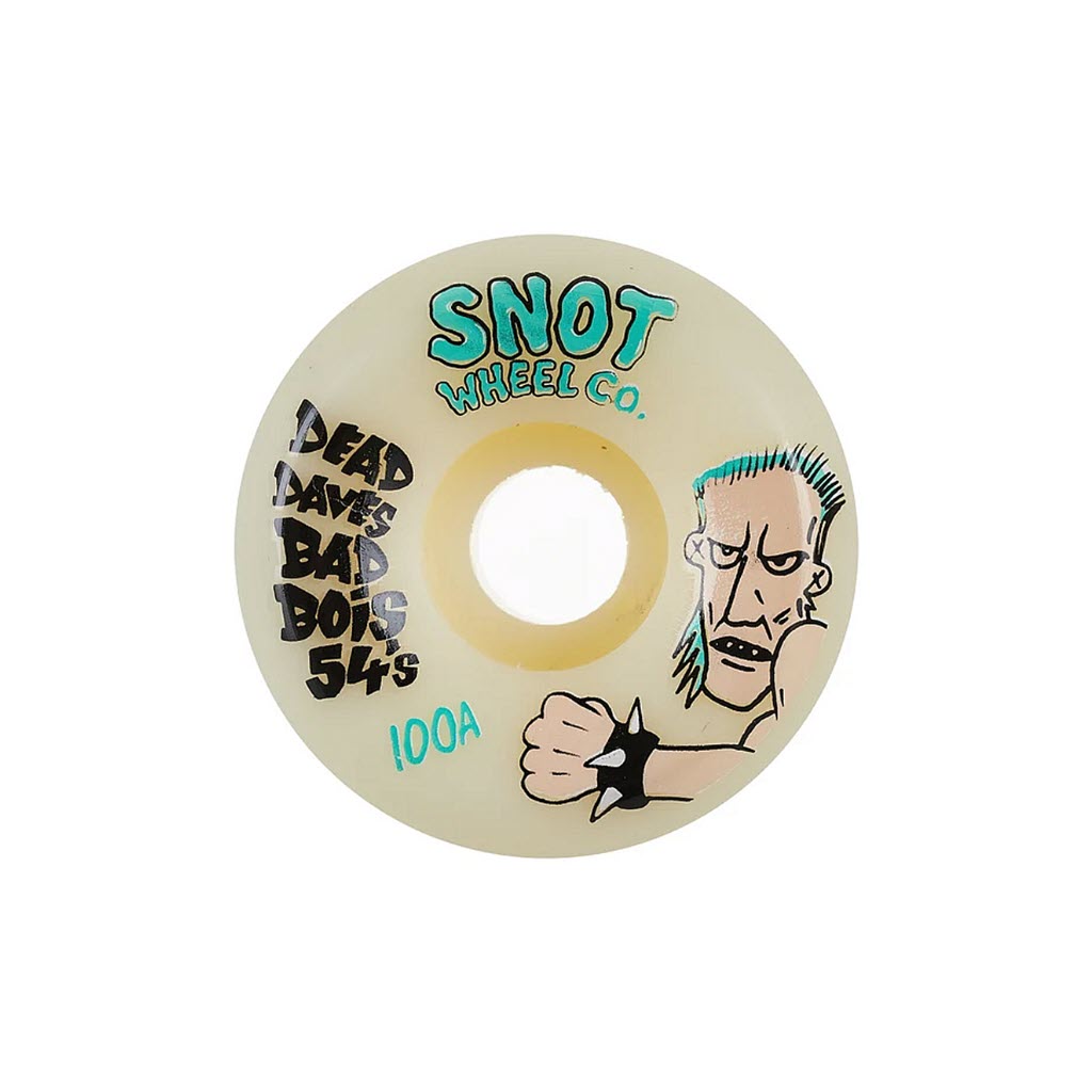 Snot Wheel Co. "Dead Dave's Bad Bois" Glow in the Dark - 54mm/100a