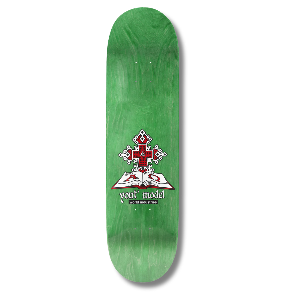 World Industries Jef Hartsel "Yout" Reissue Graphic Modern Popsicle - 8.5"
