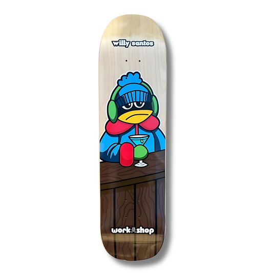 WORKSHOP | “DRINKING PENGUIN” | SHOVEL NOSE V2 |Willy Santos Pro Model - 8.5”