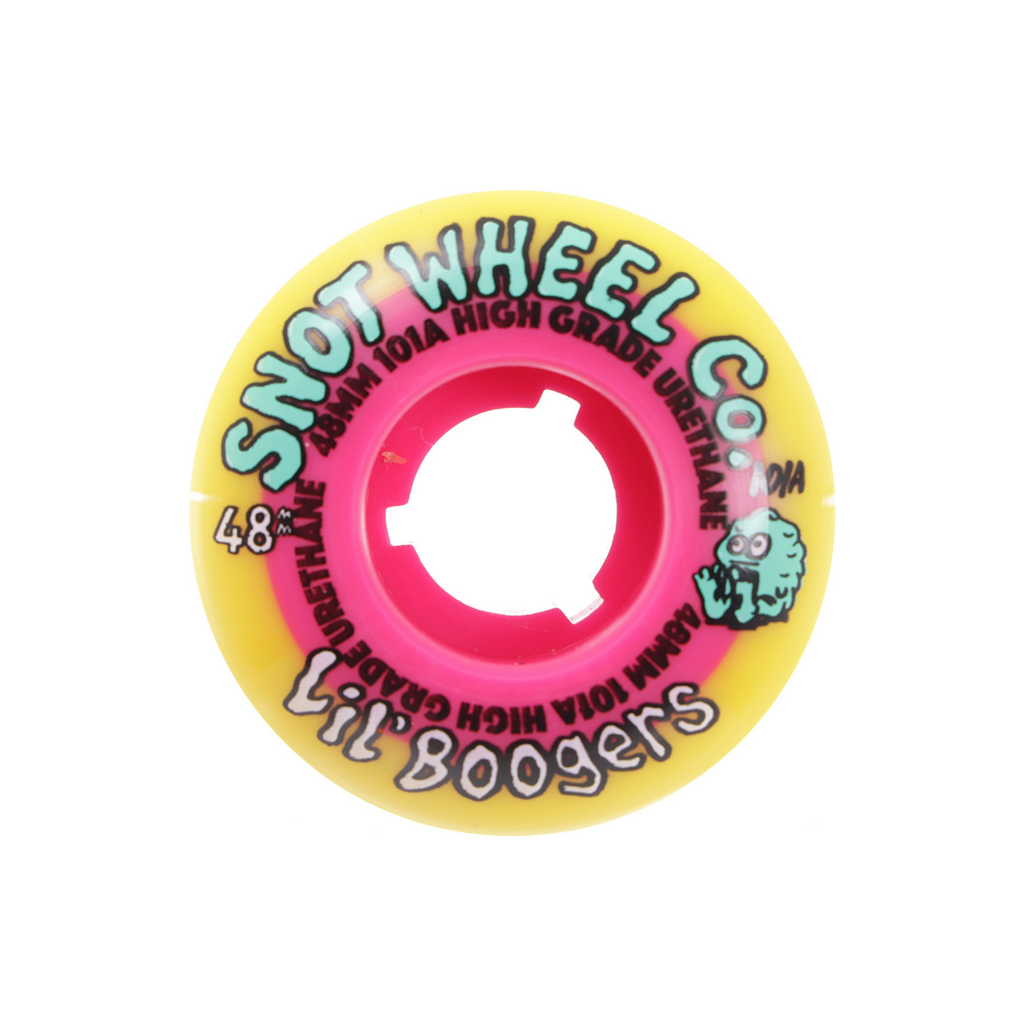 Snot Wheel Co. "Lil' Boogers Swirls" Yellow/Pink 48mm/101a