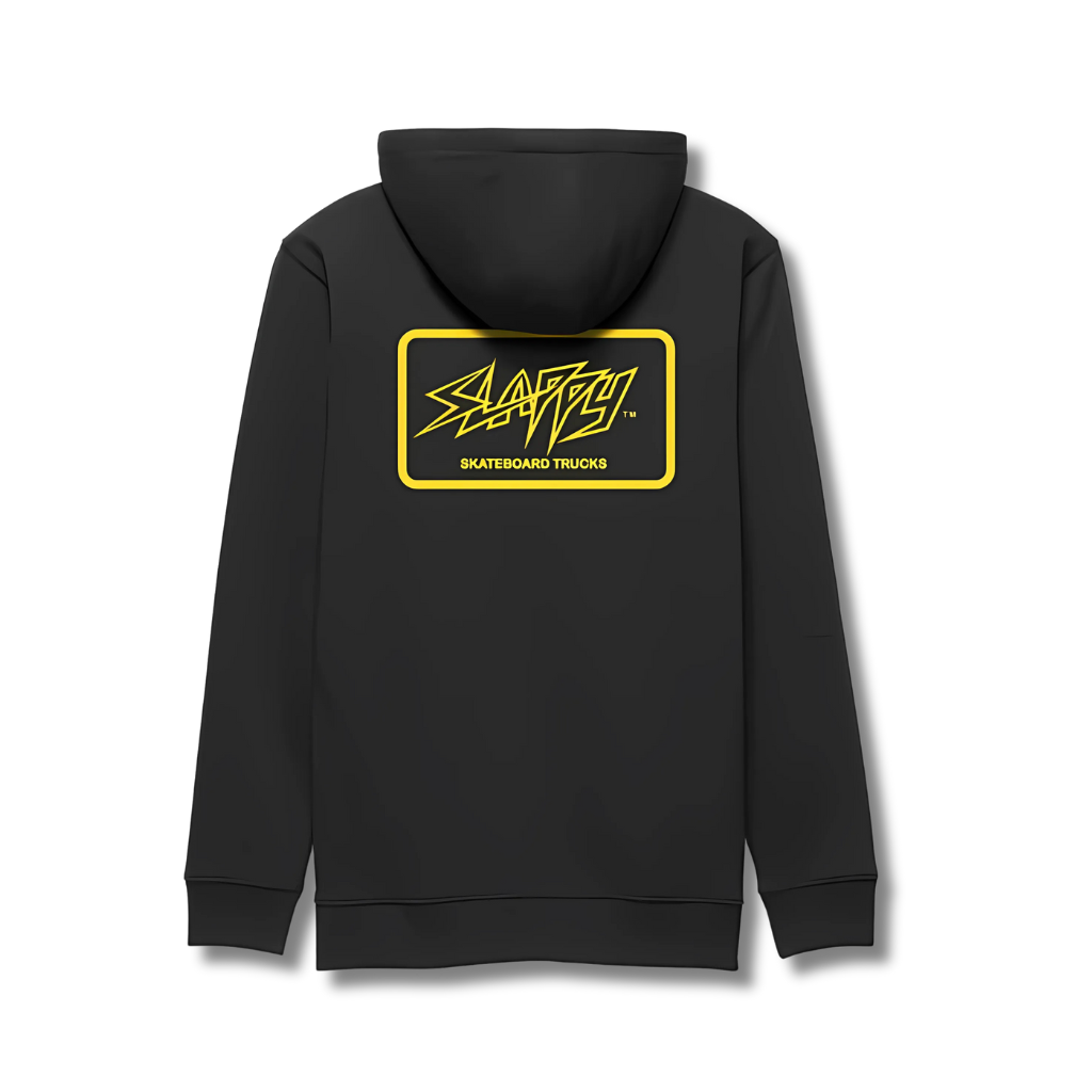 Slappy Throwback Zip Up Hoody - Black