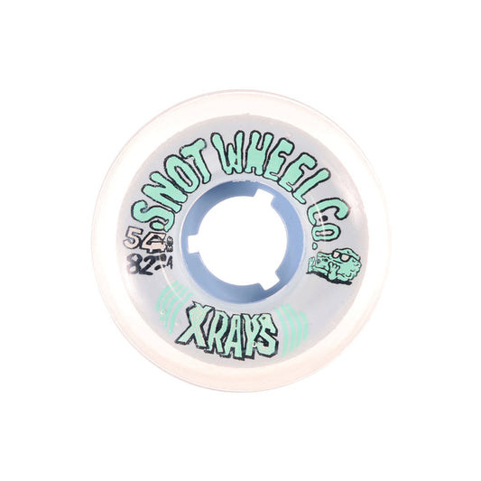 Snot Wheel Co. "X-Rays" Clear/Blue Core - 54mm/82a