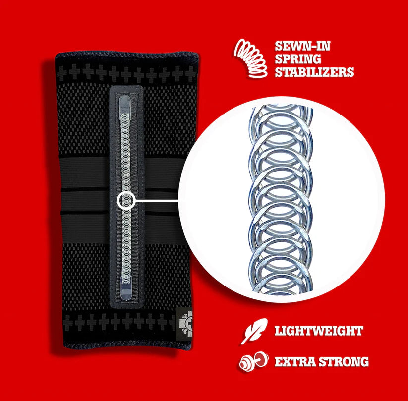 Old Bones Therapy Compression Knee Sleeve with Springs