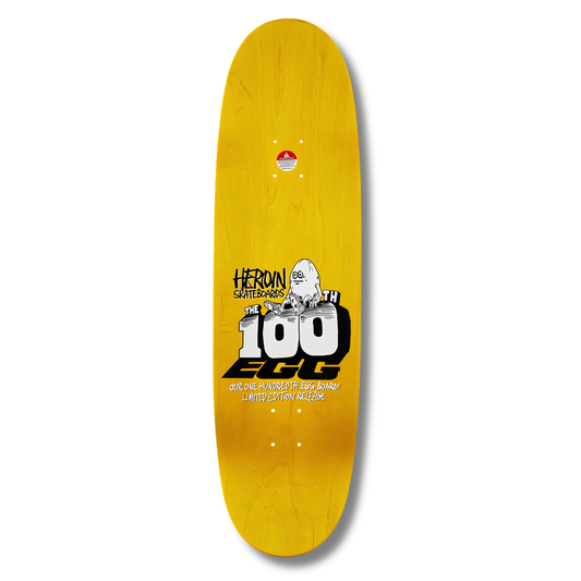 Heroin 100th Egg Gold Foil Deck - 9.125"
