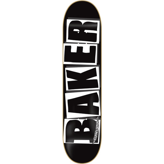 Baker Skateboards Brand Logo Black / White - 8.47"