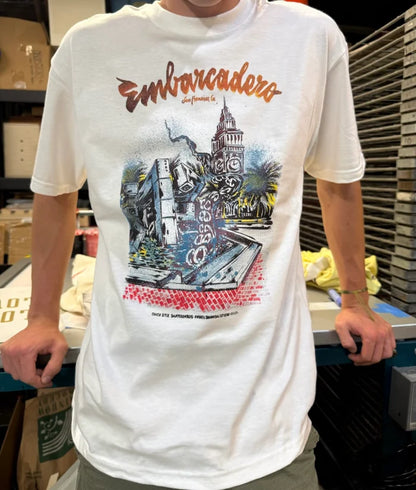 Chico Stix x Swanski EMB4LIFE T-Shirt – White