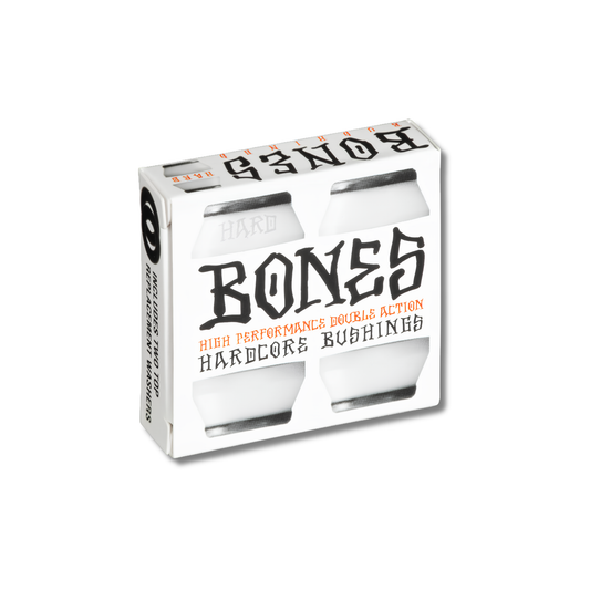 Bones Hardcore Hard Bushings 96a - White/Black (Set Of 4)
