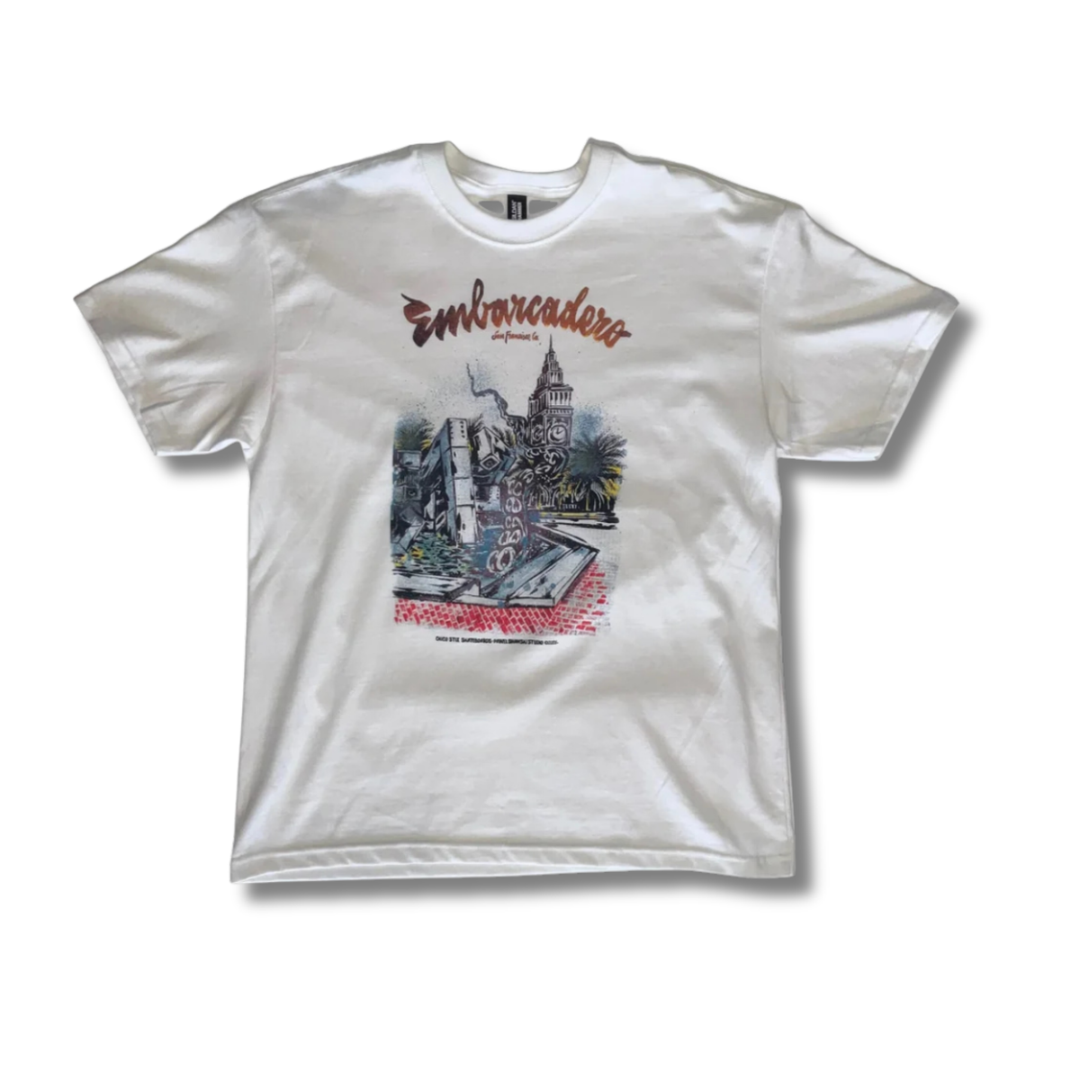 Chico Stix x Swanski EMB4LIFE T-Shirt – White