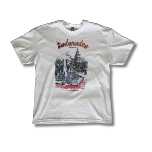 Chico Stix x Swanski EMB4LIFE T-Shirt – White