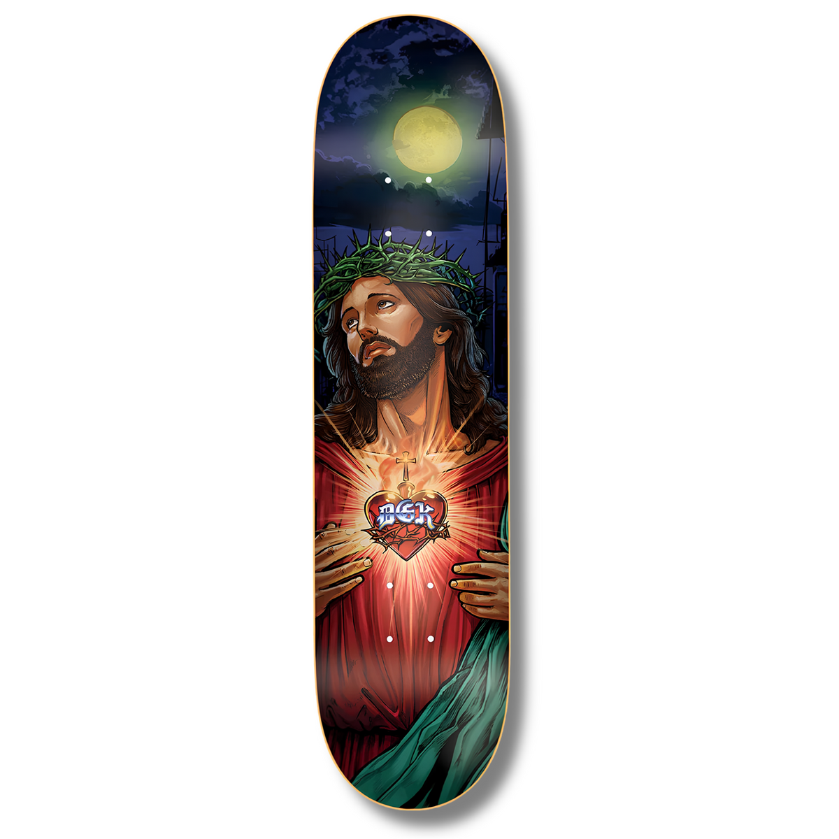DGK "Save Us" Lenticular Skateboard Deck 8.25