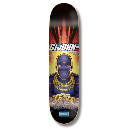 DGK John Shanahan "Snake" Skateboard Deck - 8.0"