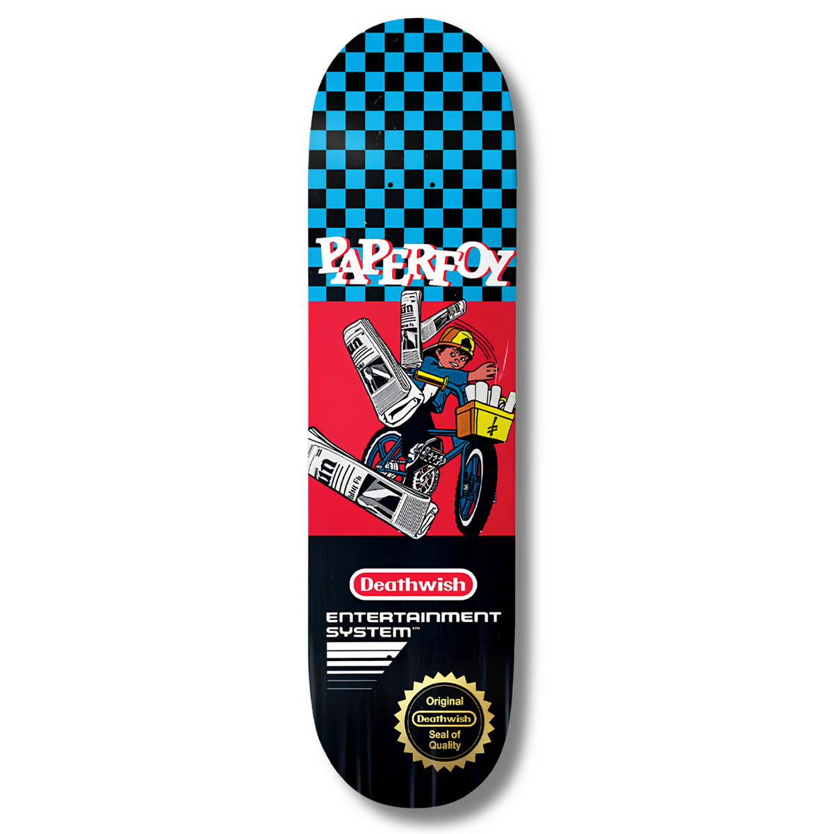 Deathwish Jamie Foy "PAPERFOY" Skateboard Deck - 8.25"