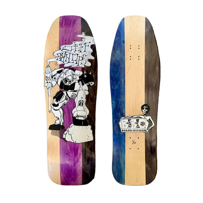 Jeff Phillips BBC Gundam Limited Edition, HAND-PAINTED Deck (1 of 10)