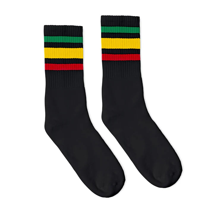 SOCCO Rasta Socks | Black