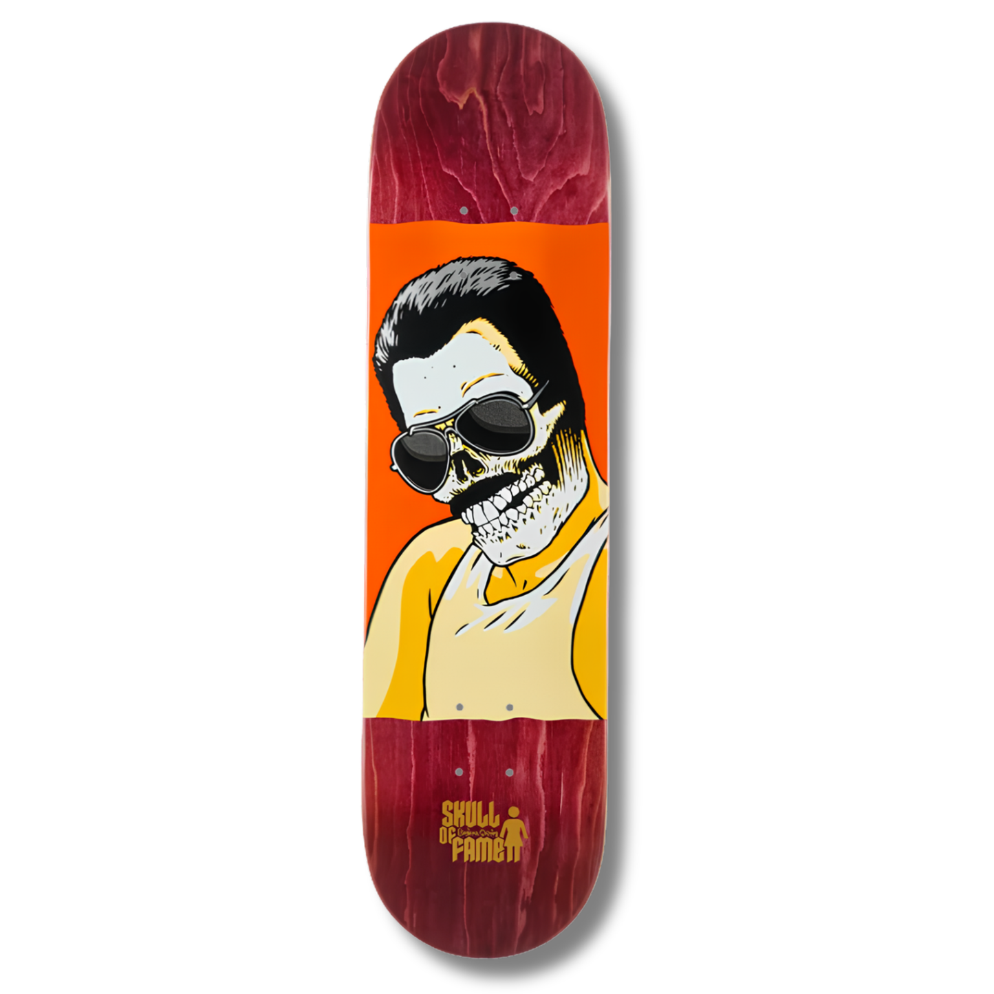 Tabla "Freddie Mercury" Skull of Fame Geering de Girl Skateboards - 8.0"