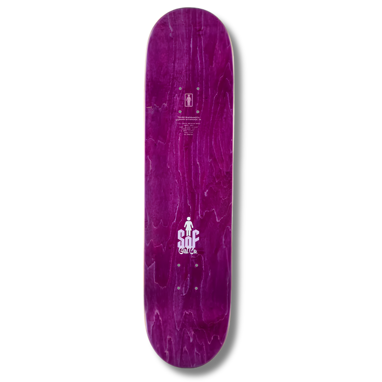 Girl Skateboards Bannerot Skull of Fame "Prince" Deck - 8.25"