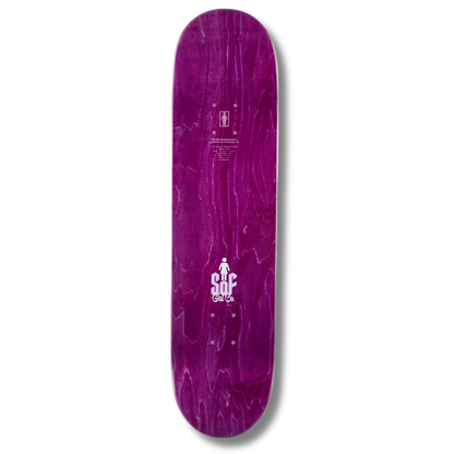 Girl Skateboards Bannerot Skull of Fame "Prince" Deck - 8.25"
