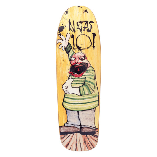 101 Skateboards Natas "Sock Puppet" Slick Bottom - Yellow 9.65"