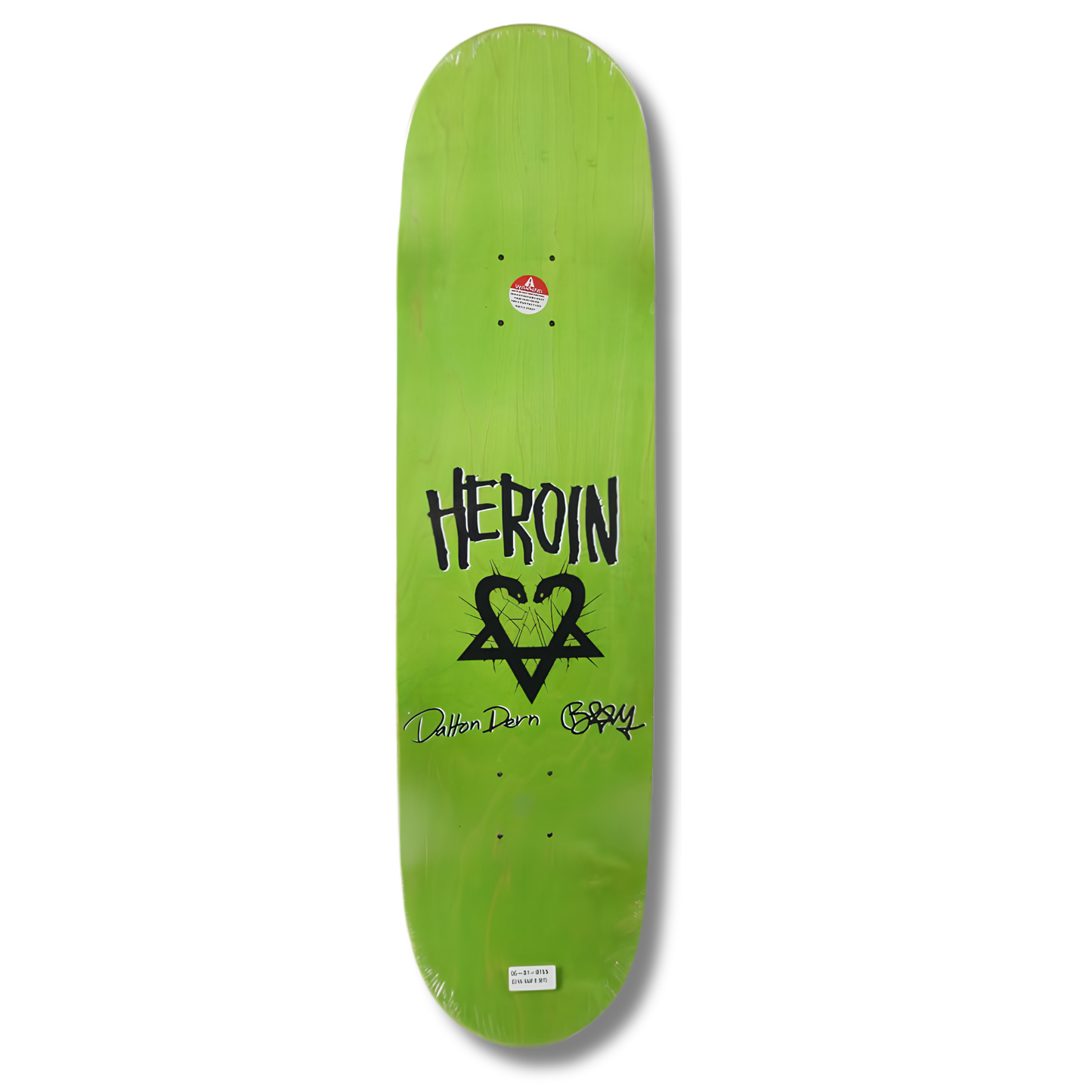 Heroin Dalton Dern X Bam Margera Deck - 8.38"