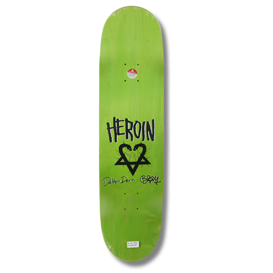 Heroin Dalton Dern X Bam Margera Deck - 8.38"