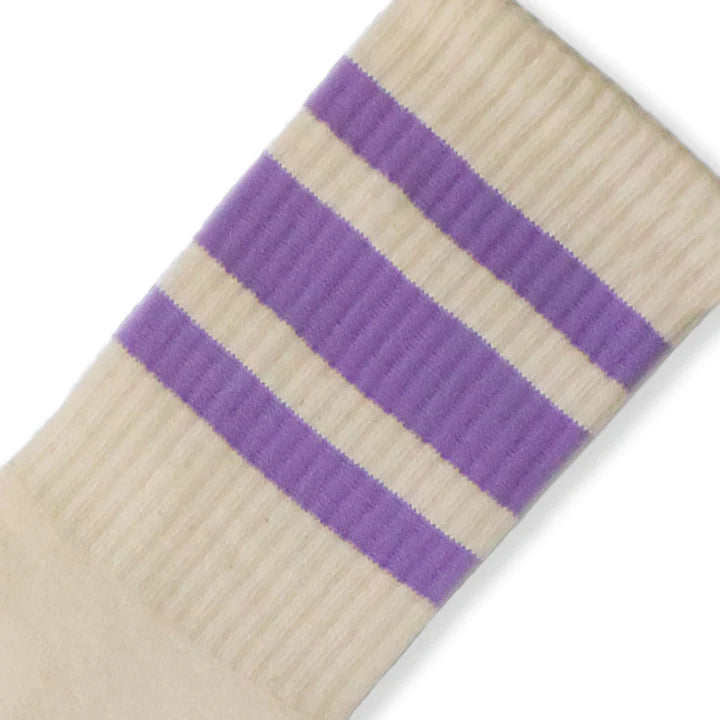 SOCCO Naturals | Lilac Striped Socks