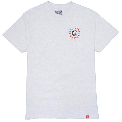 Spitfire Bighead Classic T-Shirt (Ash/Red/Black)