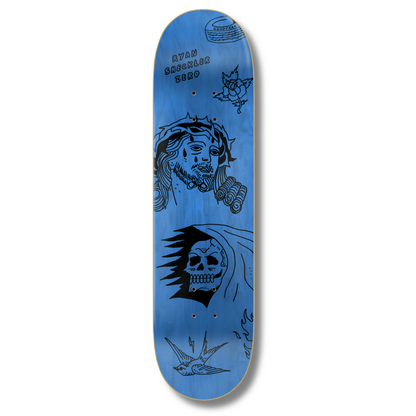 Zero Ryan Sheckler "Suffer" Gold Foil Skateboard Deck  - 8.5"