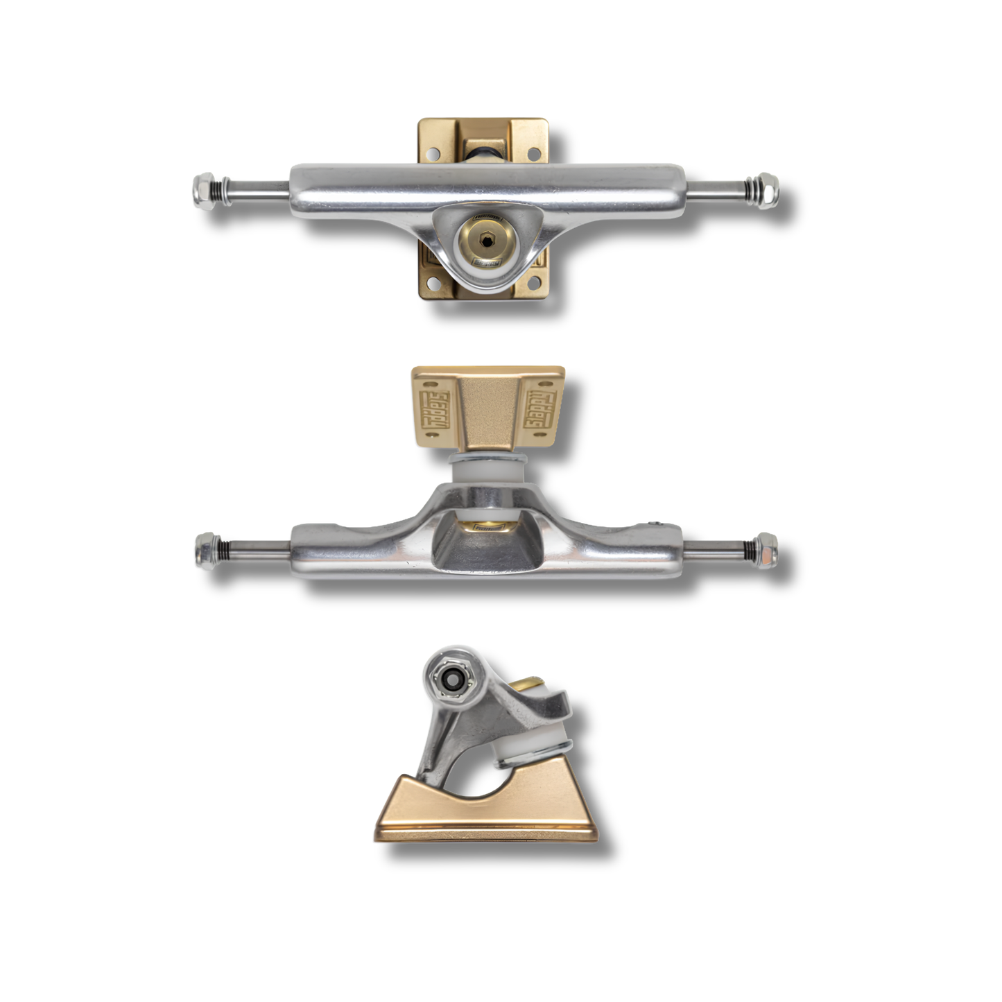 Slappy ST1 Inverted Hollow Lights Ultra Low Kingpin Polished - Gold (pair)