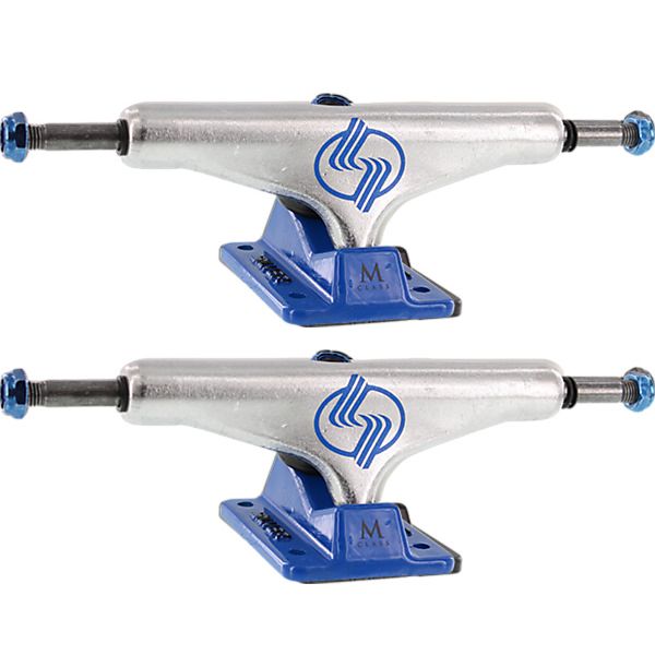 Silver M-Class Hollow Polished/Blue (Pair)