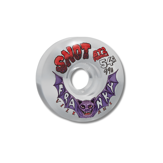 Snot Wheel Co. Franky Villani Clear Conical Wheels – 54mm 99A
