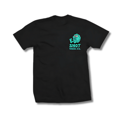 Snot Wheel Co. - Booger Logo Backprint T-Shirt - Black