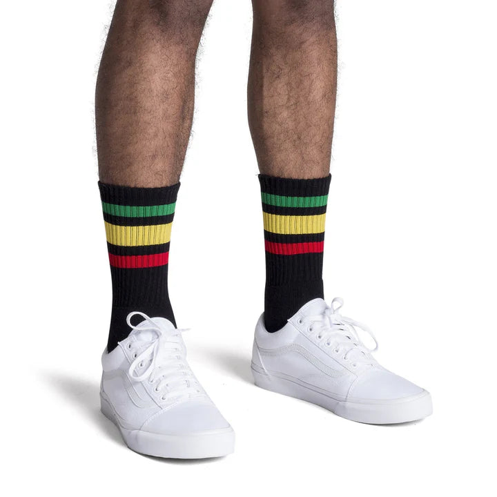 SOCCO Rasta Socks | Black